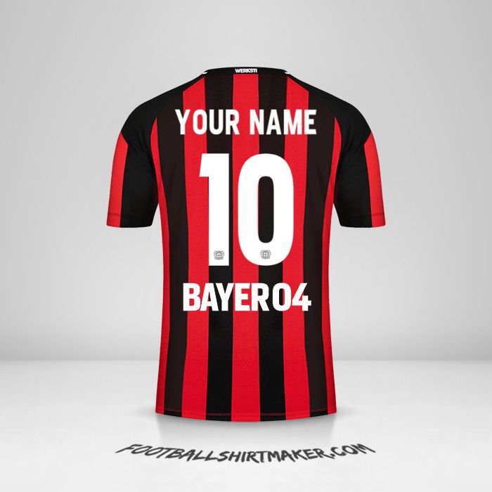 Bayer 04 Leverkusen 2021/2022 shirt number 10 your name