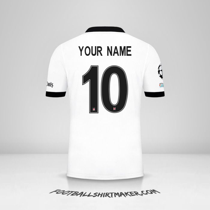 Besiktas JK 2021/2022 Cup shirt number 10 your name