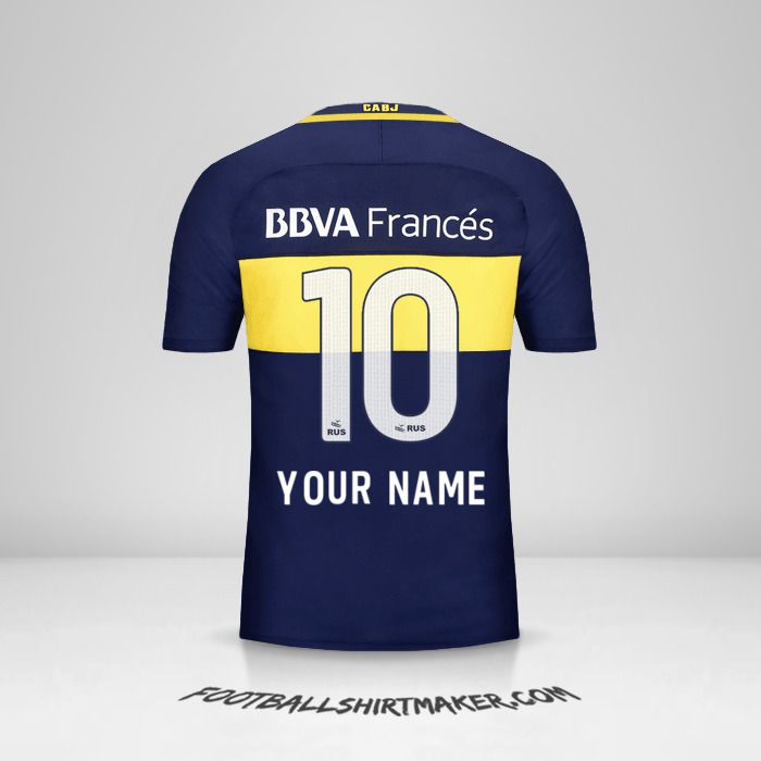 Boca Juniors 2016/17 shirt number 10 your name