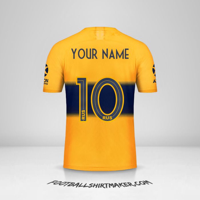Boca Juniors 2019/20 II shirt number 10 your name