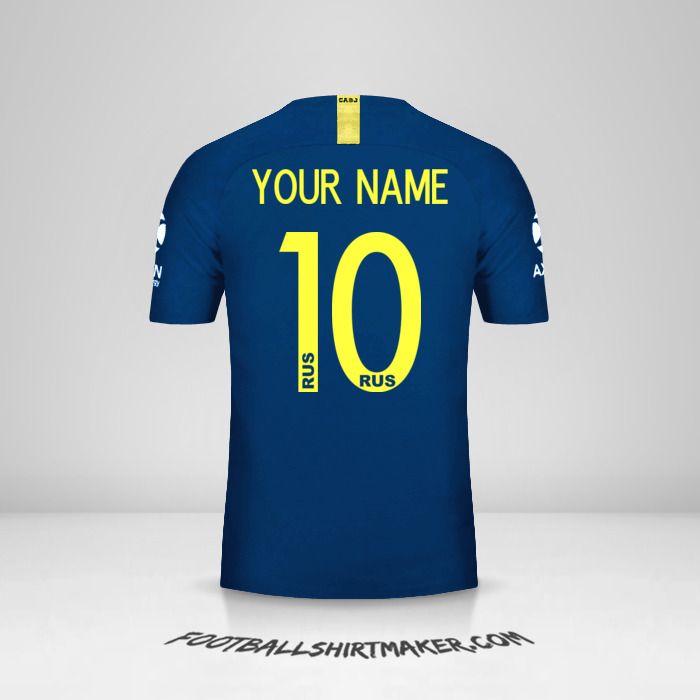 Boca Juniors Libertadores 2019 shirt number 10 your name