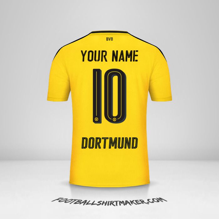 Borussia Dortmund 2016/17 shirt number 10 your name