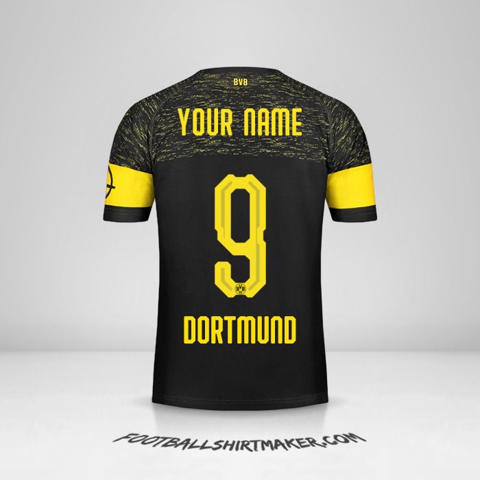 Borussia Dortmund 2018/19 II shirt number 9 your name