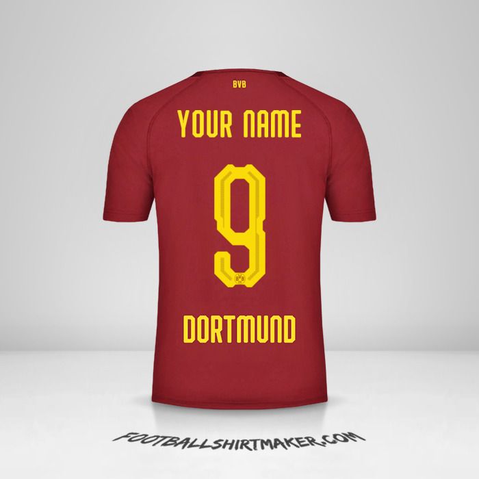 Borussia Dortmund 2018/19 III shirt number 9 your name