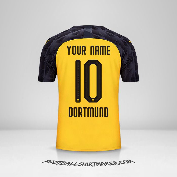 Borussia Dortmund 2019/20 Cup shirt number 10 your name