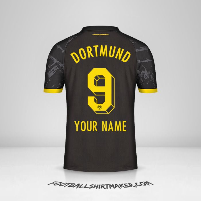 Borussia Dortmund 2023/2024 II shirt number 9 your name