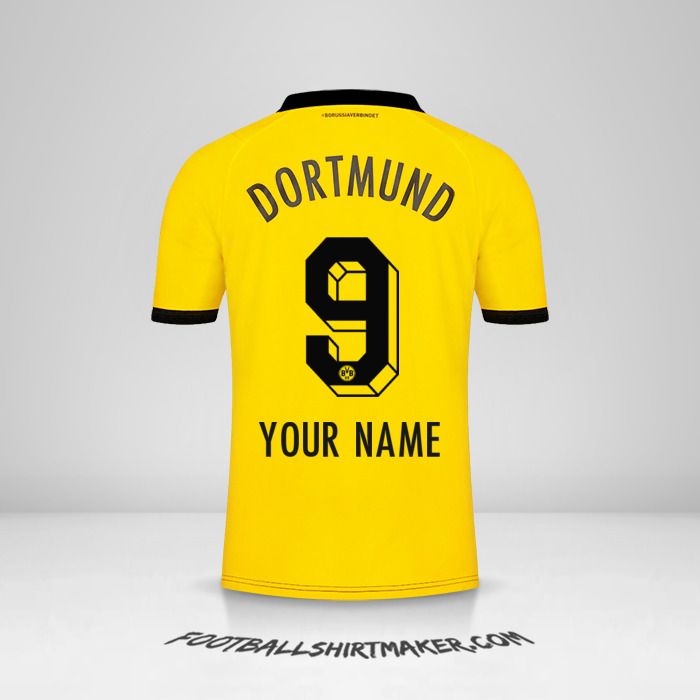 Borussia Dortmund 2023/2024 shirt number 9 your name