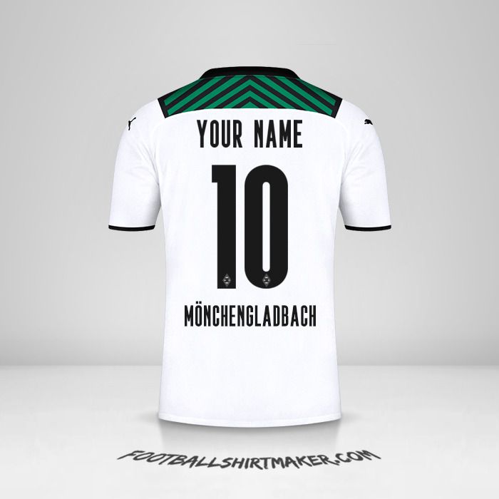 Borussia Monchengladbach 2021/2022 shirt number 10 your name