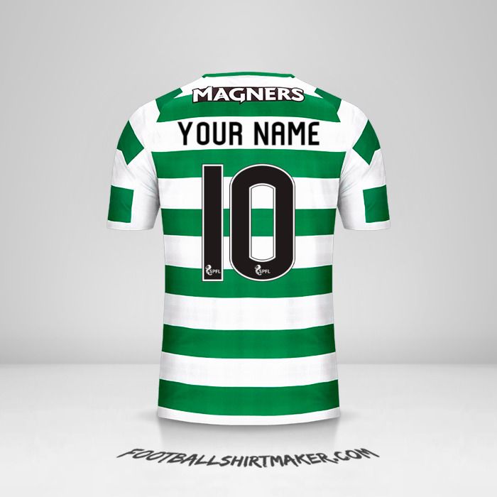 Celtic FC 2018/19 shirt number 10 your name