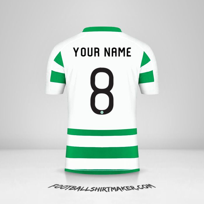 Celtic FC 2019/20 Cup shirt number 8 your name