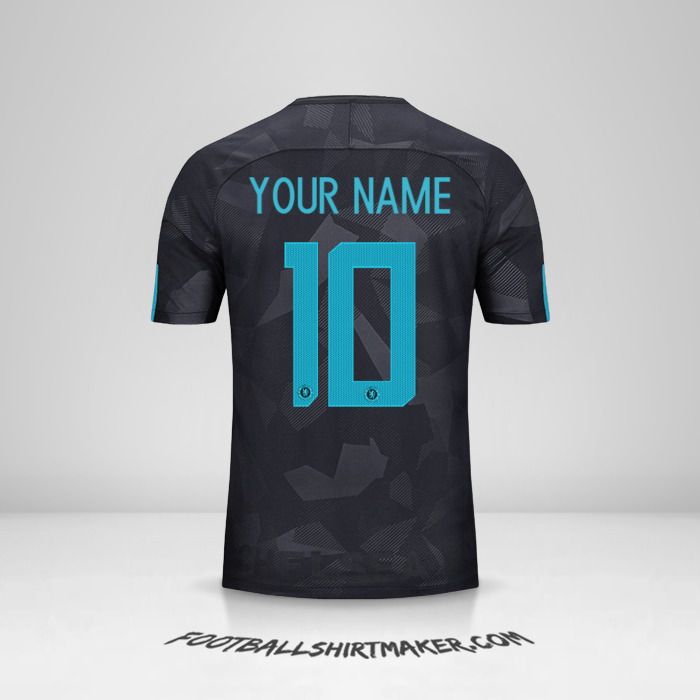 Chelsea 2017/18 Cup III shirt number 10 your name
