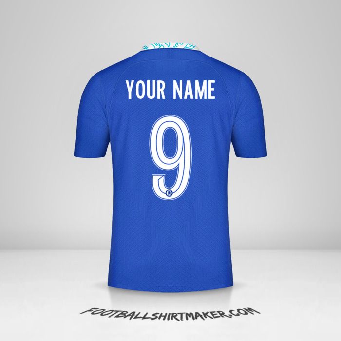 Chelsea 2022/2023 Cup shirt number 9 your name