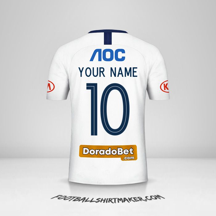 Club Alianza Lima 2019 shirt number 10 your name