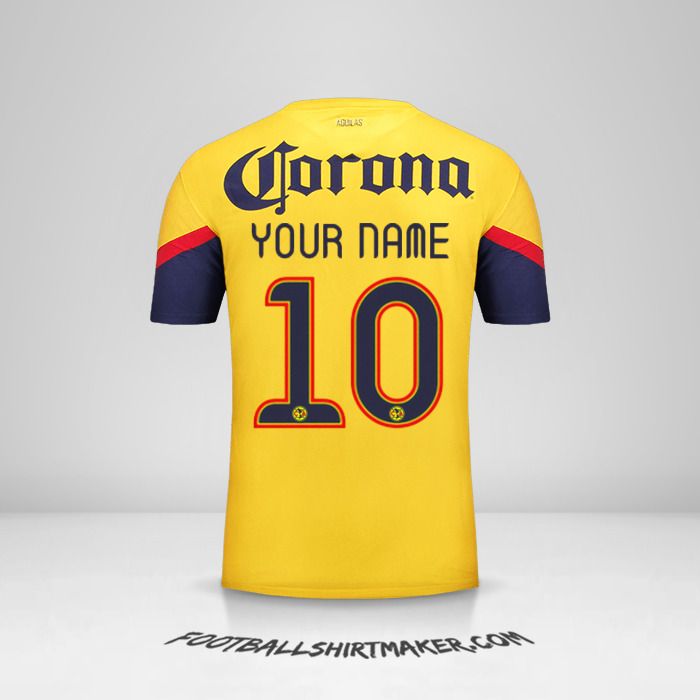 Club America 2012/13 shirt number 10 your name