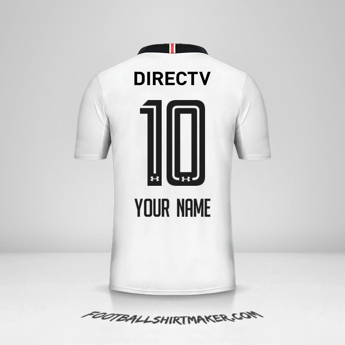 Colo Colo 2017 shirt number 10 your name