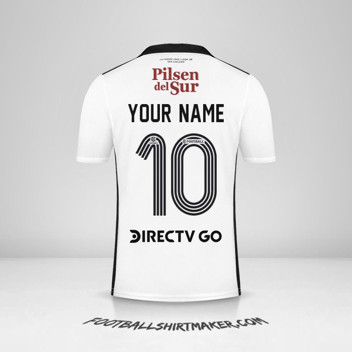 Colo Colo 2022 shirt number 10 your name