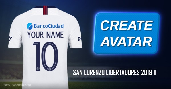 Make San Lorenzo Libertadores 2019 Ii Custom Shirt With Your Name