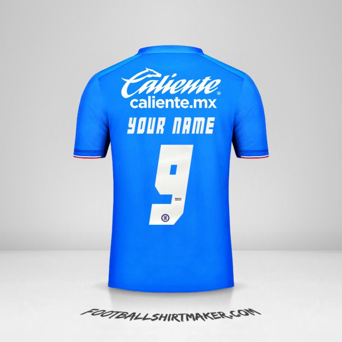 Cruz Azul 2019 shirt number 9 your name