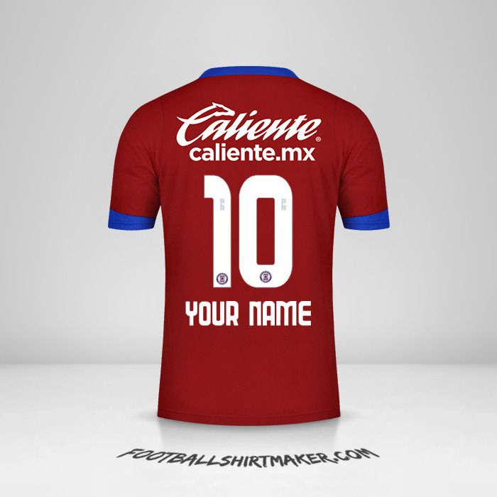 Cruz Azul 2020/21 III shirt number 10 your name