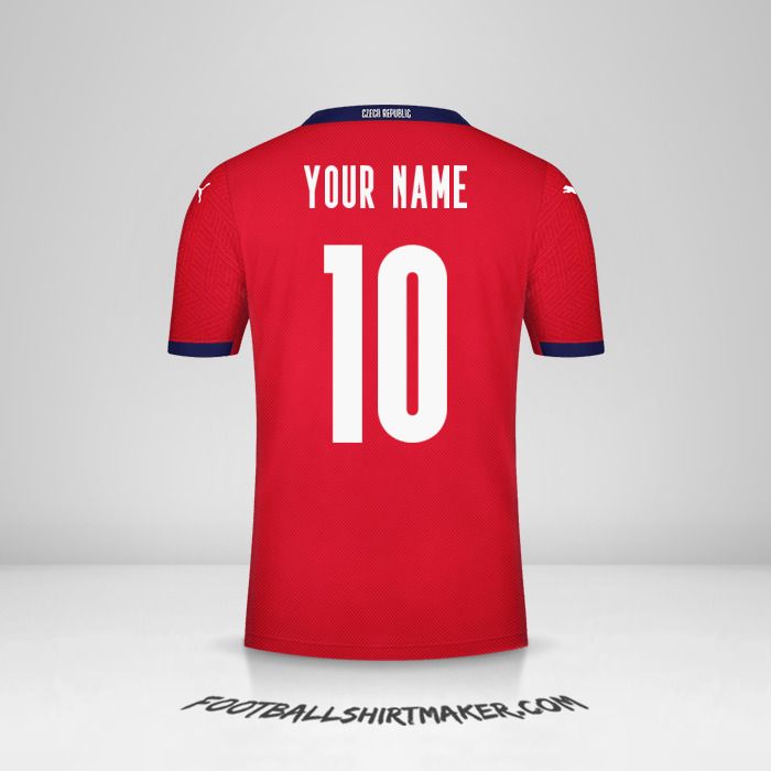 Czech Republic 2020/2021 shirt number 10 your name