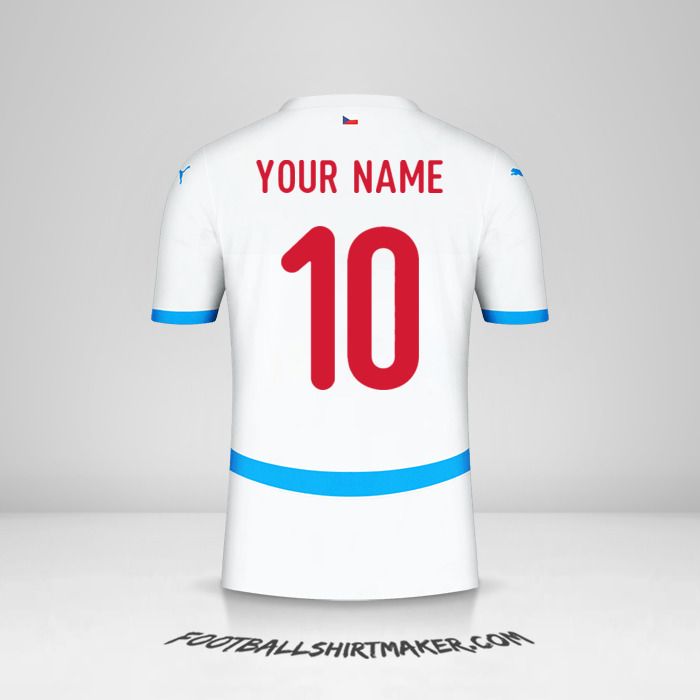Czech Republic 2024 II shirt number 10 your name