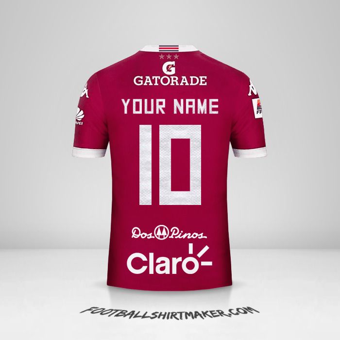Deportivo Saprissa 2016 shirt number 10 your name