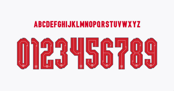 Font England Shirt 2020 2021 Names Letters Numbers Nameset Preview 00 4116