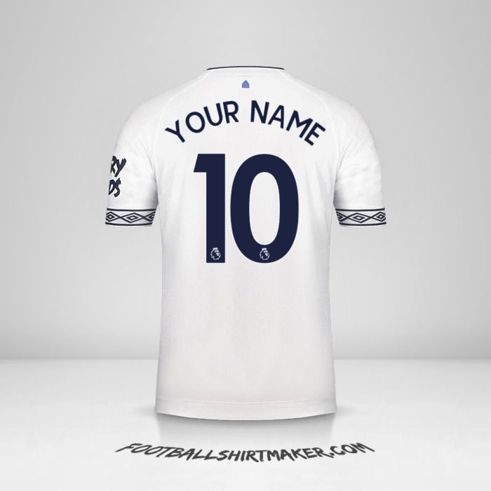 Everton FC 2018/19 III shirt number 10 your name