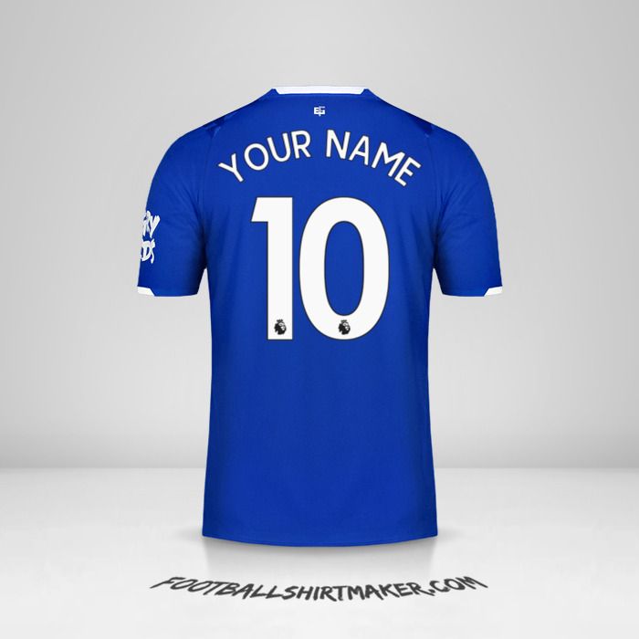 Everton FC 2019/20 shirt number 10 your name