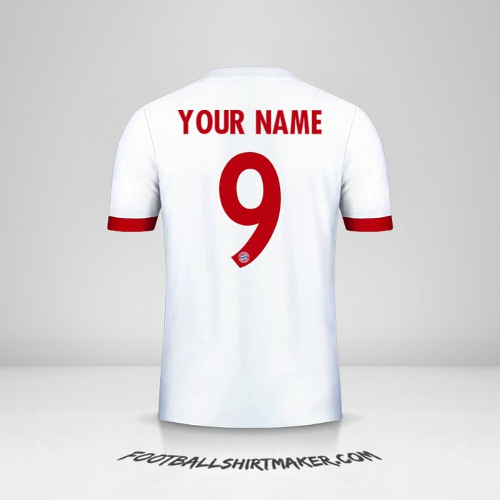 FC Bayern Munchen 2017/18 Cup III shirt number 9 your name