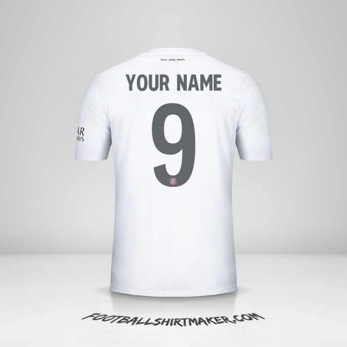FC Bayern Munchen 2019/20 Cup II shirt number 9 your name