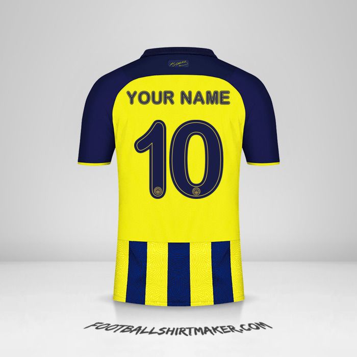 Fenerbahce SK 2021/2022 Cup shirt number 10 your name
