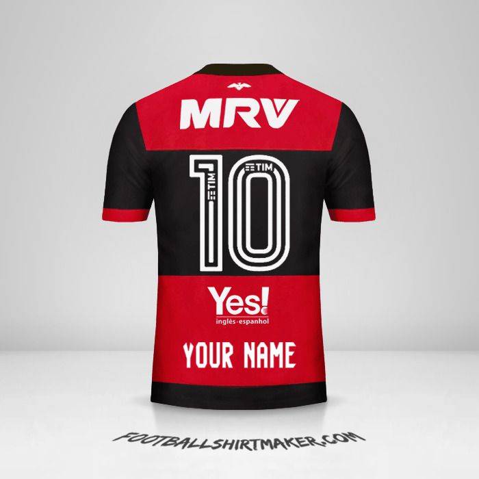 Flamengo 2017/18 shirt number 10 your name