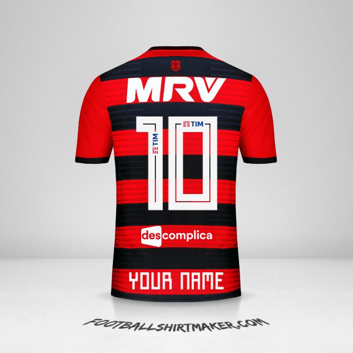 Flamengo 2018/19 shirt number 10 your name