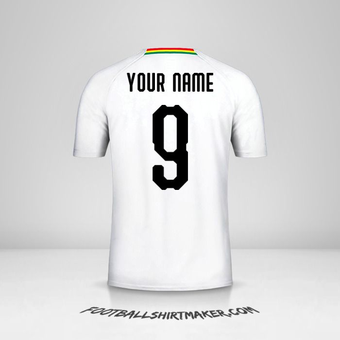 Ghana 2018/19 II shirt number 9 your name