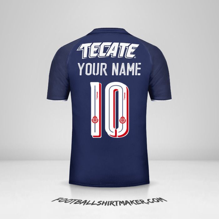 Guadalajara 2017 III shirt number 10 your name