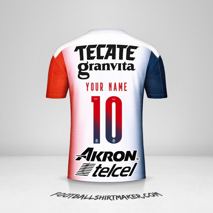 Guadalajara 2020/21 II shirt number 10 your name