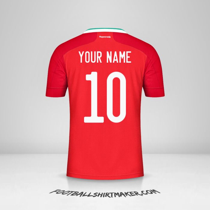 Hungary 2020/2021 shirt number 10 your name