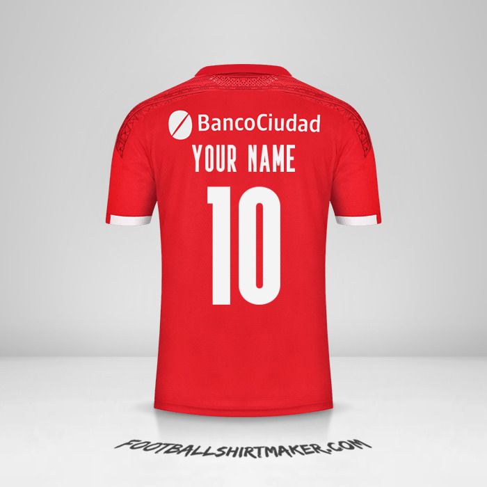 Independiente 2021 shirt number 10 your name