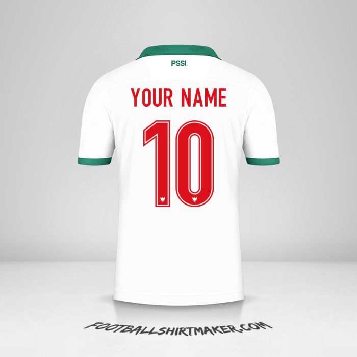 Indonesia 2020/21 II shirt number 10 your name