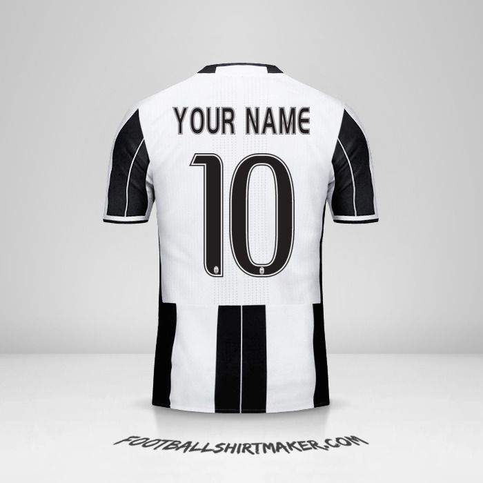 Juventus FC 2016/17 shirt number 10 your name