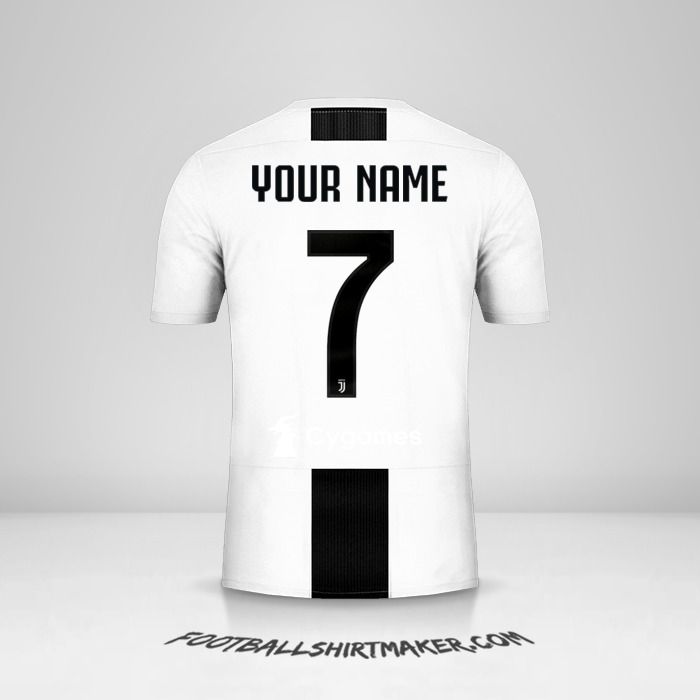 Juventus FC 2018/19 Cup shirt number 7 your name