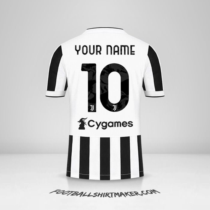Juventus FC 2021/2022 shirt number 10 your name