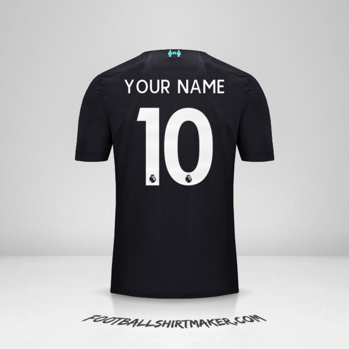 Liverpool FC 2019/20 III shirt number 10 your name