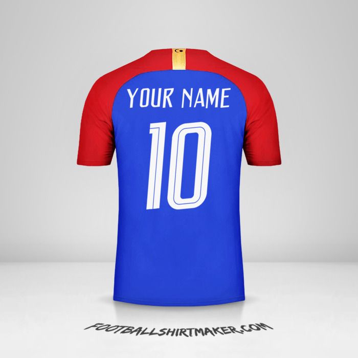 Malaysia 2018 II shirt number 10 your name