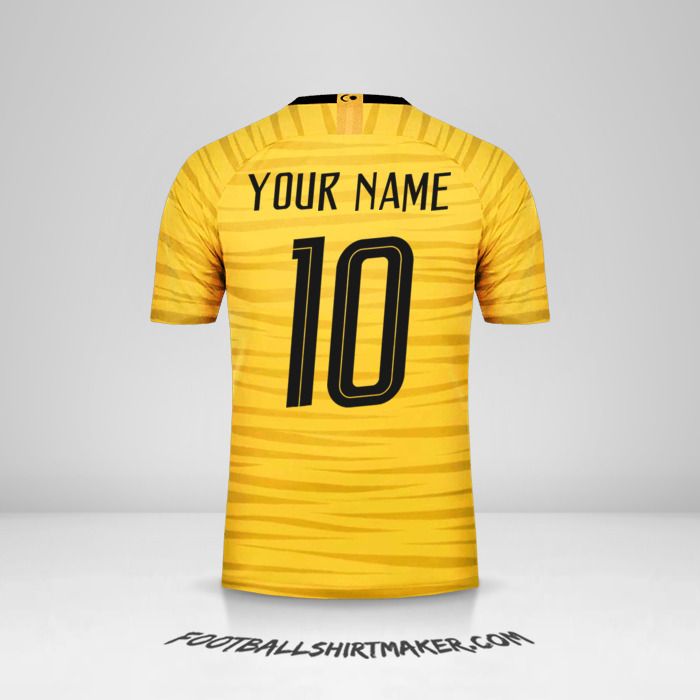 Malaysia 2018 shirt number 10 your name