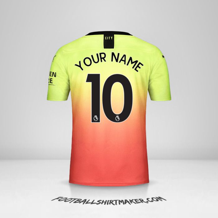 Manchester City 2019/20 III shirt number 10 your name