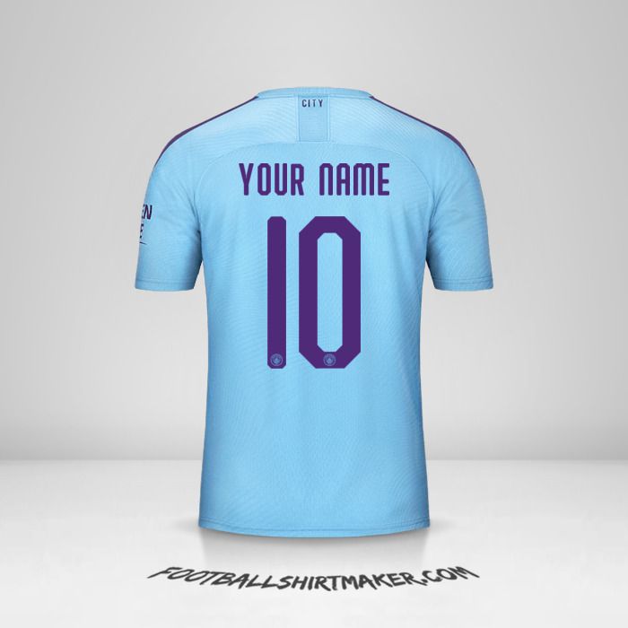 Make Manchester City 2019 20 Cup Custom Shirt With Your Name