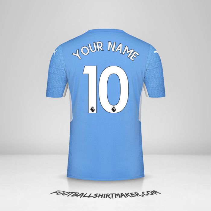 Manchester City 2021/2022 shirt number 10 your name