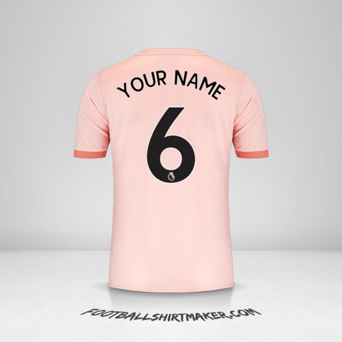 Manchester United 2018/19 II shirt number 6 your name